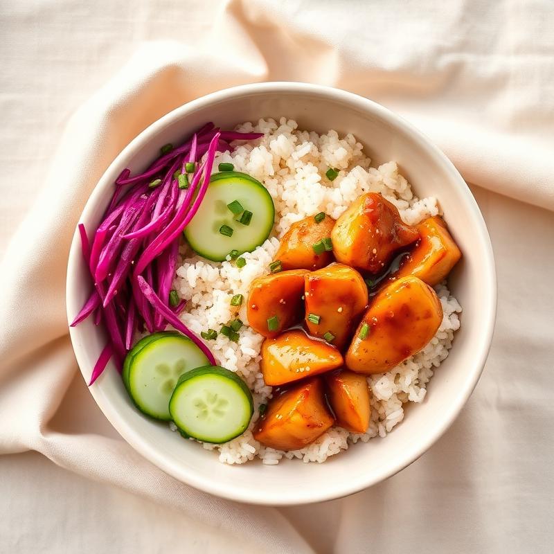 Bowl poulet shawarma