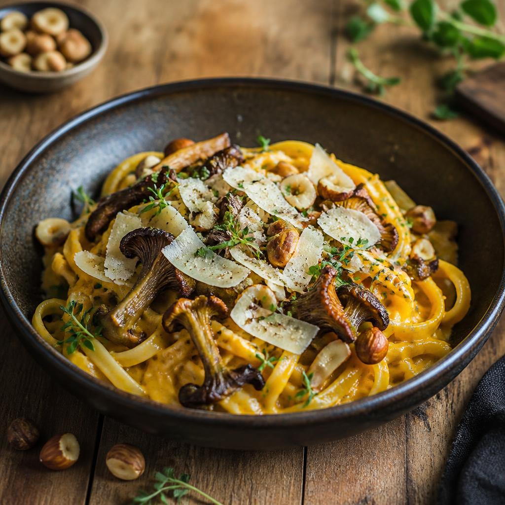 Pasta des Bois — version végétarienne